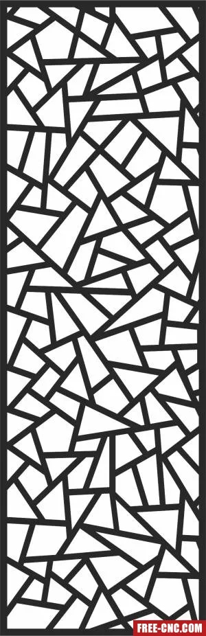 Decorative panel door wall screen pattern - Free dxf for laser cutting and plasma Decorative panel door wall screen pattern - Free dxf for laser cutting and plasma