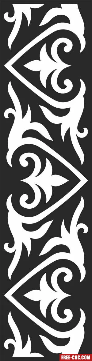 Decorative wall decorative - Free dxf for laser cutting and plasma