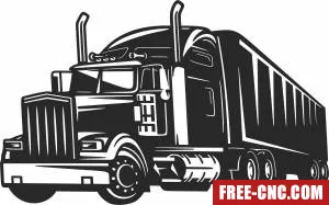 Commercial vehicle truck - Download free dxf for cnc plasma cutting