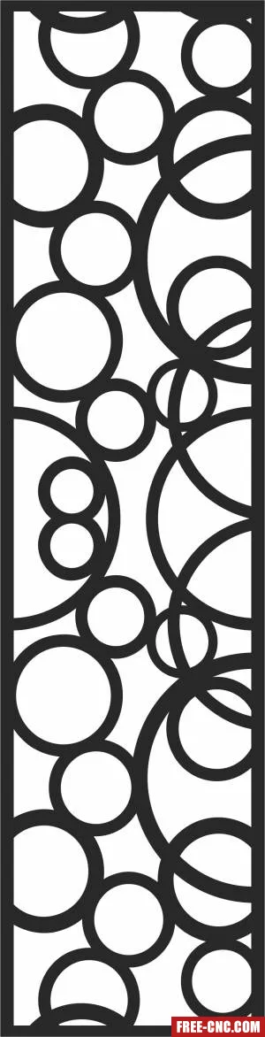 Screen pattern screen - Download free dxf for cnc plasma cutting