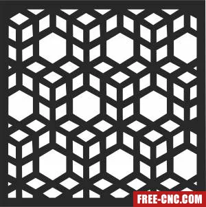 Door wall screen - Download free dxf for cnc plasma cutting