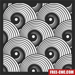 3d wall decor panel - Free dxf for laser cutting and plasma