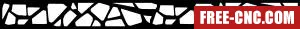 Pattern wall door screen decorative screen pattern - Free dxf files ready to cut