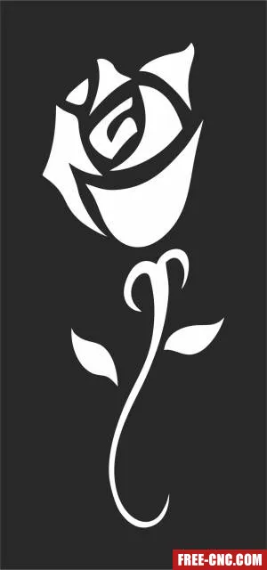 Decorative wall door screen pattern - Free dxf for laser cutting and plasma