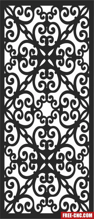 Decorative wall decorative - Download free dxf for cnc plasma cutting