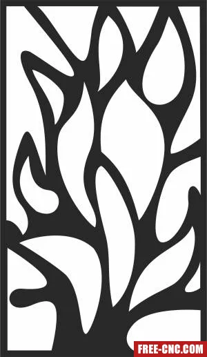 Pattern decorative door wall door - Download free dxf for cnc plasma cutting