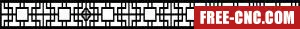 Door wall door screen decorative - Download free dxf for cnc plasma cutting
