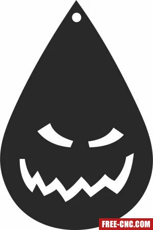 Halloween ornament pumpkings - Free dxf download