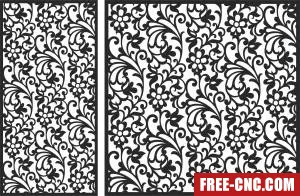 Pattern wall door wall decorative wall - Download free dxf for cnc plasma cutting Pattern wall door wall decorative wall - Download free dxf for cnc plasma cutting