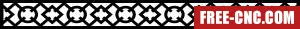 Door decorative wall pattern wall - Download free dxf for cnc plasma cutting