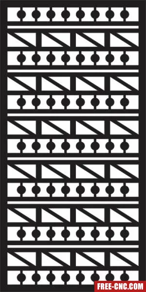 Decorative pattern wall screens panel for doors - free dxf download Decorative pattern wall screens panel for doors - free dxf download