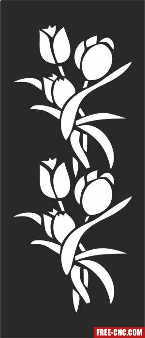 Pattern wall decorative screen - Download free dxf for cnc plasma cutting