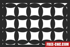 Decorative screen door wall pattern wall - Free dxf files ready to cut