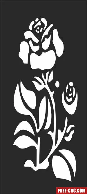 Decorative pattern screen decorative screen decorative decorative - Free dxf files ready to cut