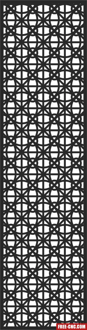 Door screen pattern door decorative wall - Free dxf download