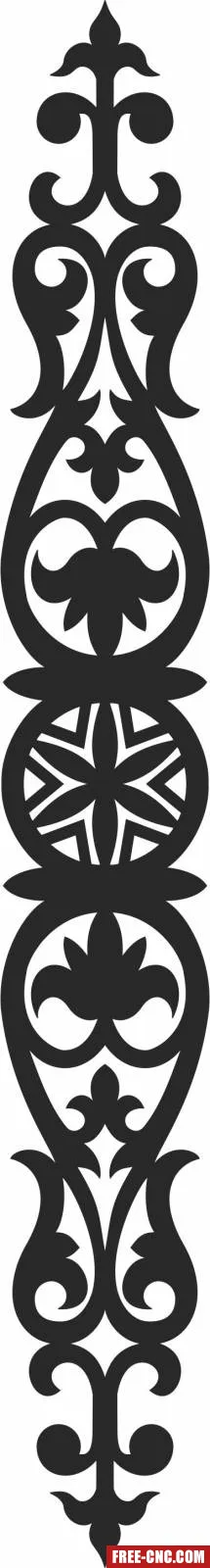 Decorative screen door wall decorative decorative - Download free dxf for cnc plasma cutting