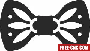 Bow tie clipart - Download free dxf for cnc plasma cutting