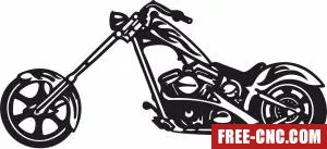 Motorcycle harley davidson - Download free dxf for cnc plasma cutting