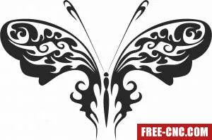 Butterfly art - Free dxf files ready to cut